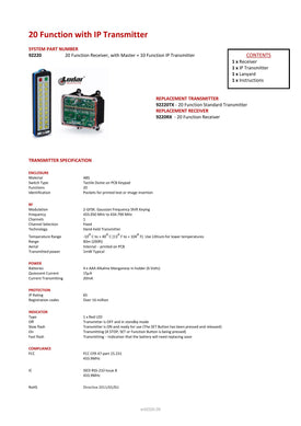 Thumbnail for 92220 - 20 Function with IP Transmitter