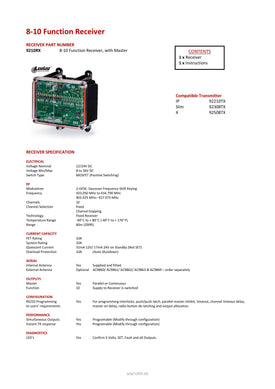 Thumbnail for 9210RX - 8-10 Function Receiver