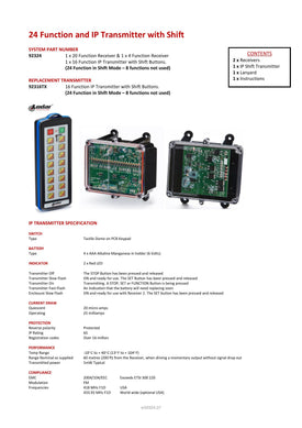 Thumbnail for 92324 - 24 Function and IP TRansmitter with Shift