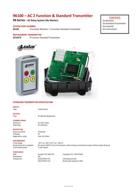 Thumbnail for 96100 Spec Sheet