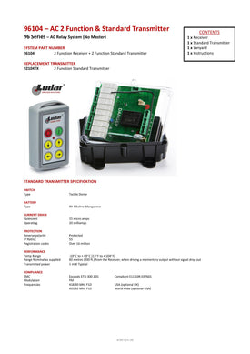 Thumbnail for 96104 Spec Sheet